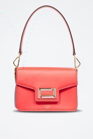 Sac porté épaule en cuir Angele - Rouge