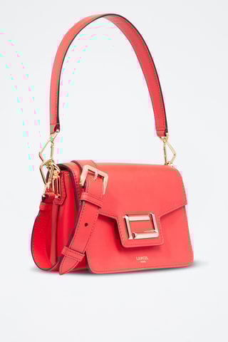 Sac porté épaule en cuir Angele - Rouge