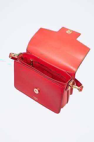 Sac porté épaule en cuir Angele - Rouge