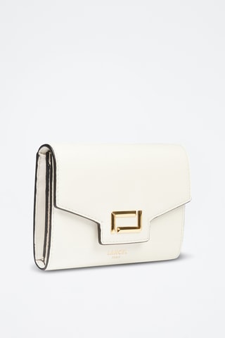 Pochette en cuir Angèle - Blanc