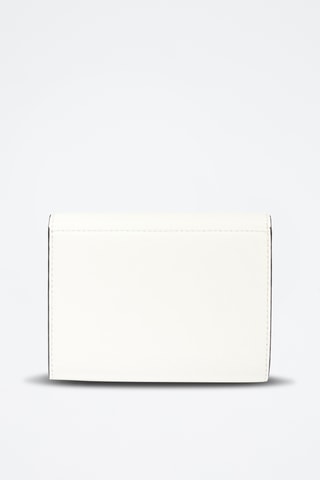 Pochette en cuir Angèle - Blanc