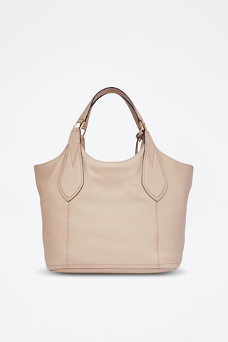 Sac porté épaule en cuir Alphonse - Beige