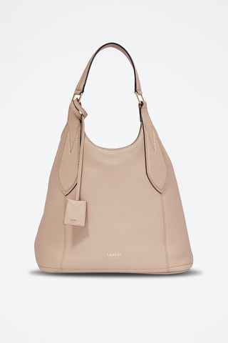 Sac porté épaule en cuir Alphonse - Beige