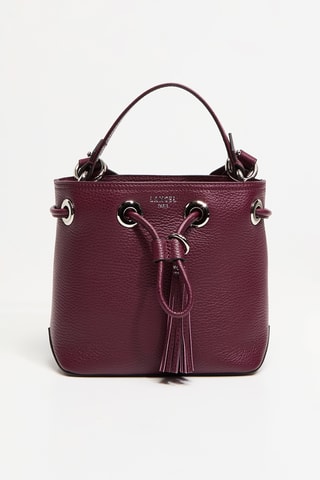 Sac à main en cuir - Bordeaux