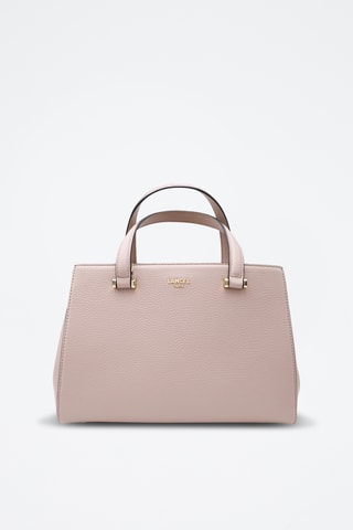 Sac à main en cuir Lettrines - Beige