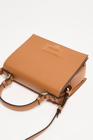 Borsa a mano in pelle Pia de Lancel - Cammello