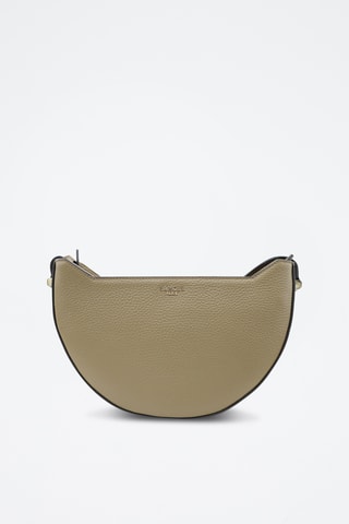 Sac bandoulière en cuir Letttrines - Kaki