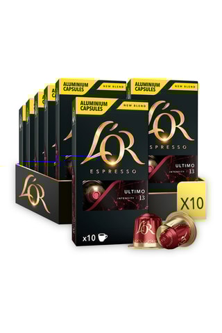 100 cápsulas - Café Ultimo - Intensidad 13 - 10 x 10 cápsulas L'Or Espresso