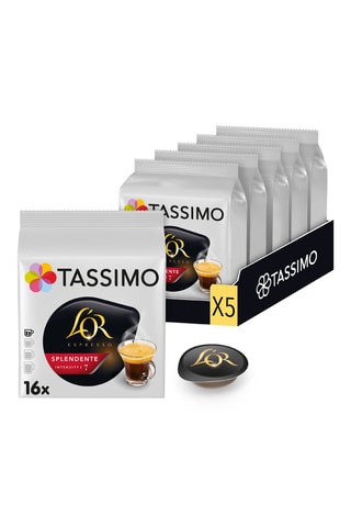 80 monodosis Tassimo - L'Or Café Splendente - 5 x 16 cápsulas