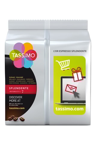 80 monodosis Tassimo - L'Or Café Splendente - 5 x 16 cápsulas