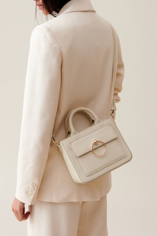 Sac à main en cuir - Beige