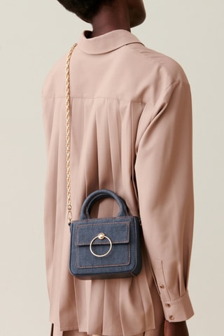 Sac à main en jean - Bleu