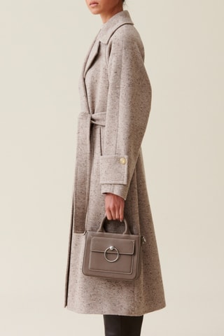 Sac à main en cuir - Taupe