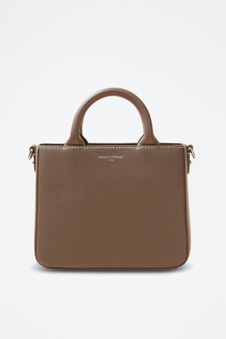 Sac à main en cuir - Taupe