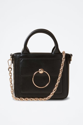 Sac à main en cuir - Noir