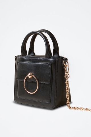 Sac à main en cuir - Noir