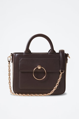 Sac à main en cuir - Marron foncé