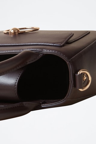 Sac à main en cuir - Marron foncé