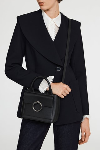 Sac à main en cuir - Noir