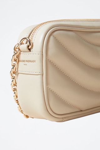 Sac bandoulière en cuir de mouton - Beige