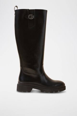 Bottes en cuir - Noir