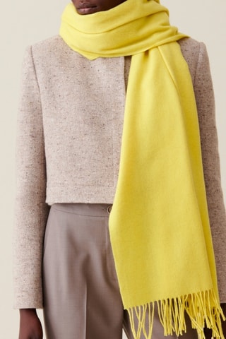 Echarpe en laine - Jaune