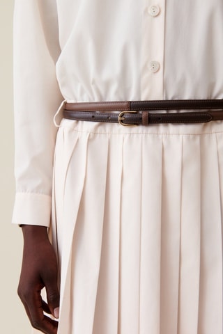 Ceinture en cuir - Marron