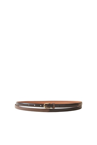 Ceinture en cuir - Marron