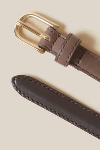 Ceinture en cuir - Marron