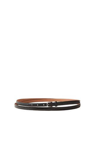 Ceinture en cuir - Noir