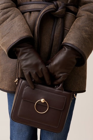 Gants en cuir - Marron