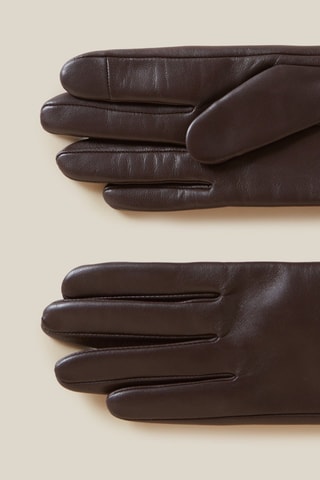Gants en cuir - Marron