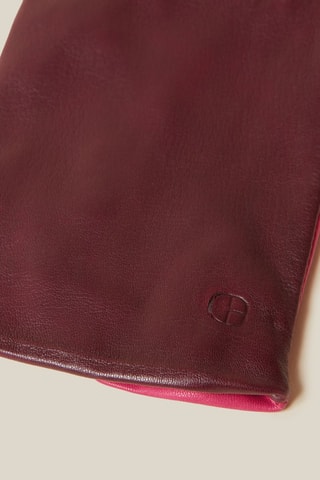 Gants en cuir - Bordeaux