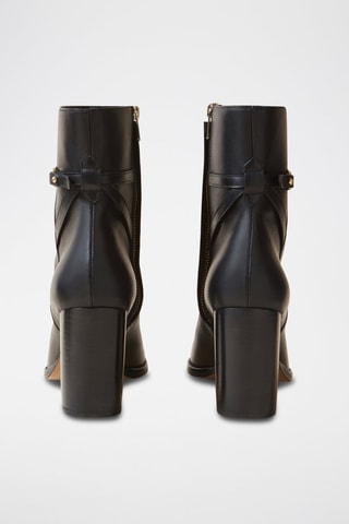 Bottines en cuir - Noir