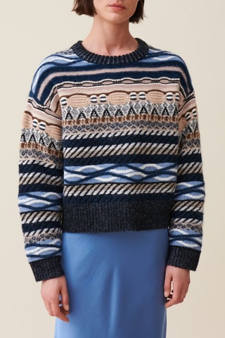 Pull en laine - Bleu