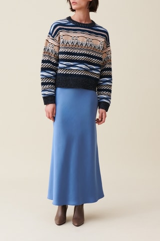 Pull en laine - Bleu