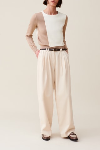 Pull en laine - Beige