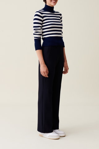 Pull en laine - Bleu marine