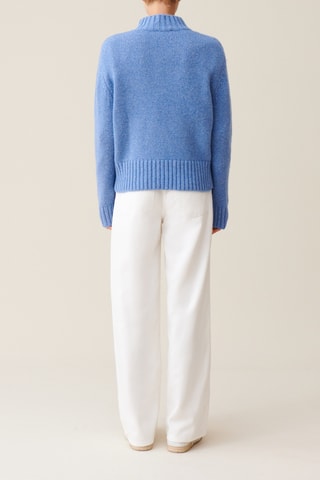 Pull en laine et soie - Bleu clair