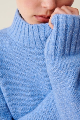 Pull en laine et soie - Bleu clair