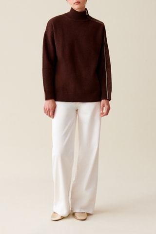 Pull en laine - Marron