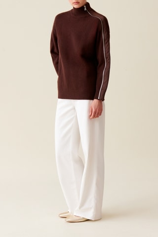 Pull en laine - Marron