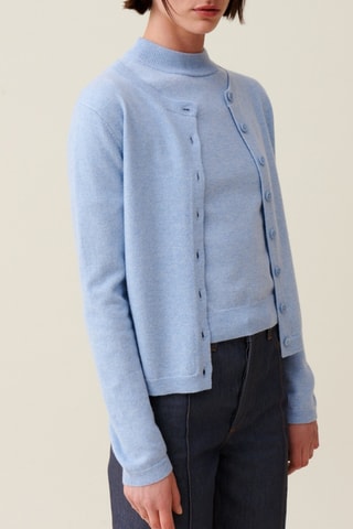 Gilet en laine - Bleu clair