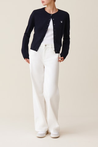 Gilet en laine - Bleu marine