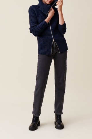 Gilet en laine - Bleu marine