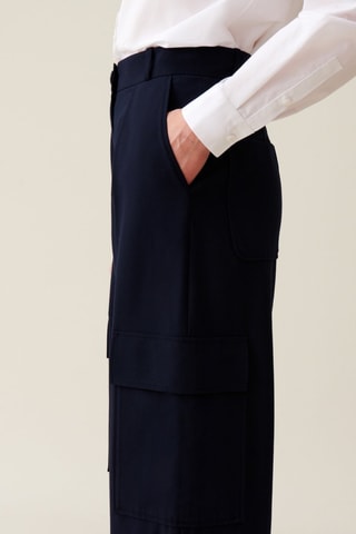 Pantalon cargo - Bleu marine