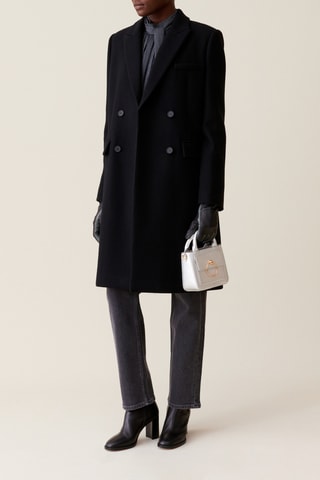 Manteau en laine - Noir
