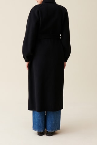Manteau en laine - Noir