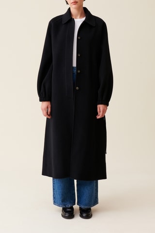 Manteau en laine - Noir