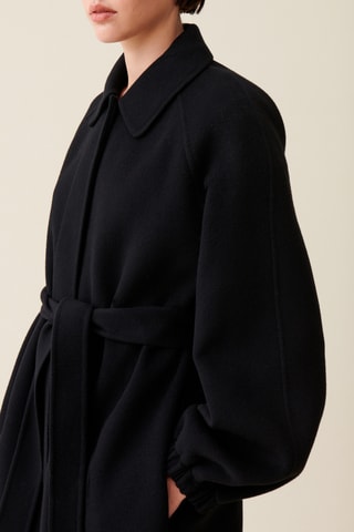 Manteau en laine - Noir